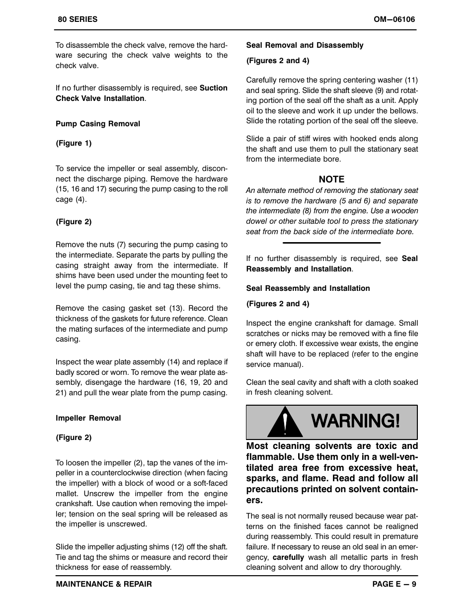 Gorman-Rupp Pumps 82D1-EX13-X 1390156 and up User Manual | Page 27 / 31