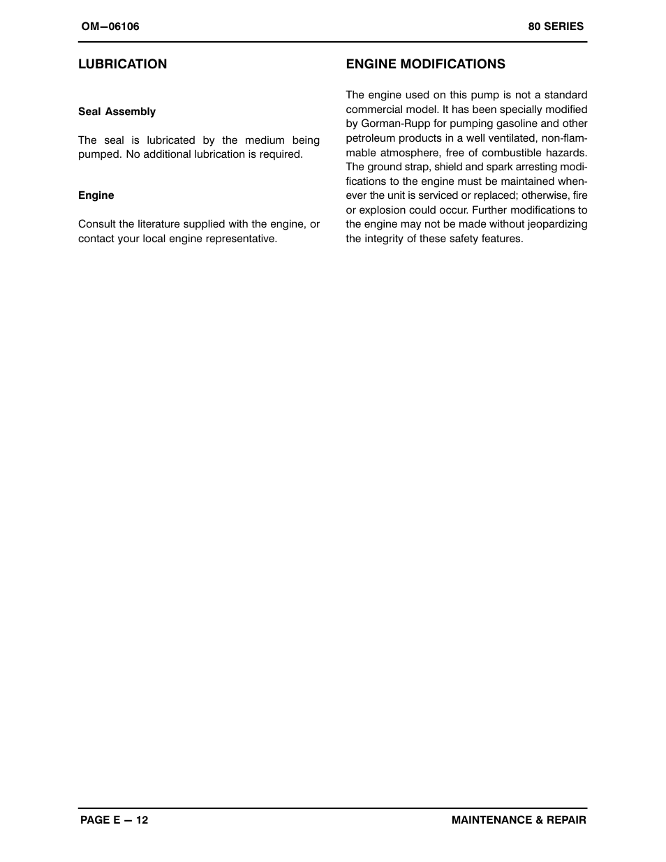 Gorman-Rupp Pumps 82D1-EX13-X 1390156 and up User Manual | Page 30 / 31