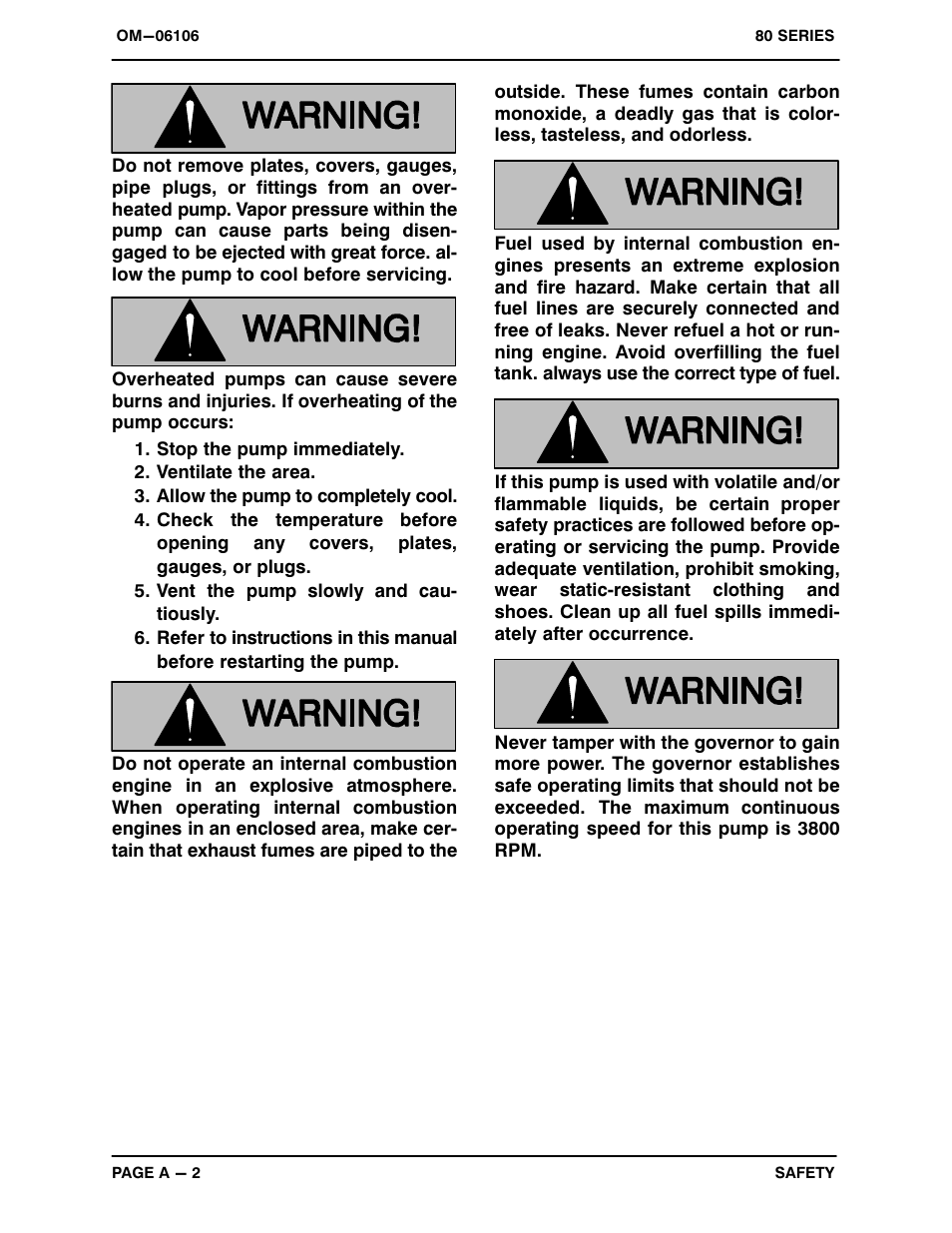 Gorman-Rupp Pumps 82D1-EX13-X 1390156 and up User Manual | Page 7 / 31