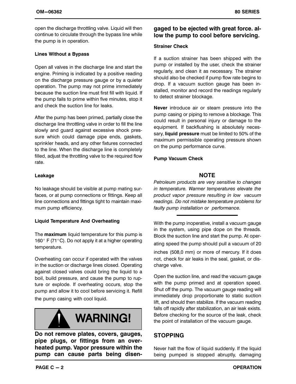 Gorman-Rupp Pumps 82D1-1B20-X 1460627 and up User Manual | Page 14 / 29