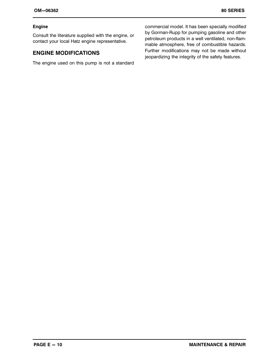 Gorman-Rupp Pumps 82D1-1B20-X 1460627 and up User Manual | Page 28 / 29