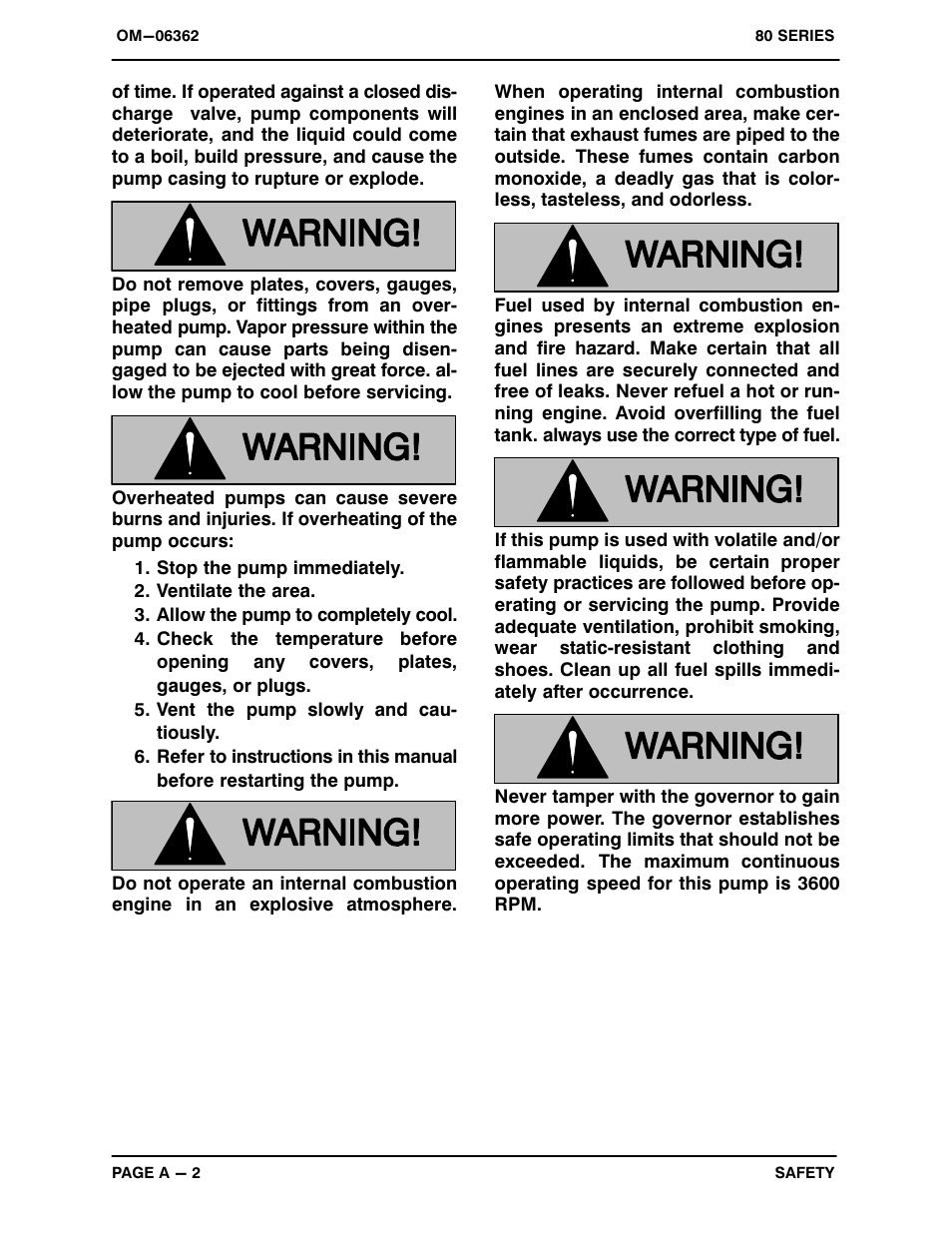 Gorman-Rupp Pumps 82D1-1B20-X 1460627 and up User Manual | Page 7 / 29