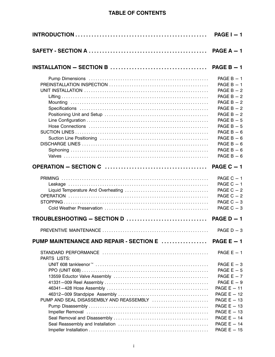 Gorman-Rupp Pumps UNIT 608-A 1395614 and up User Manual | Page 3 / 39