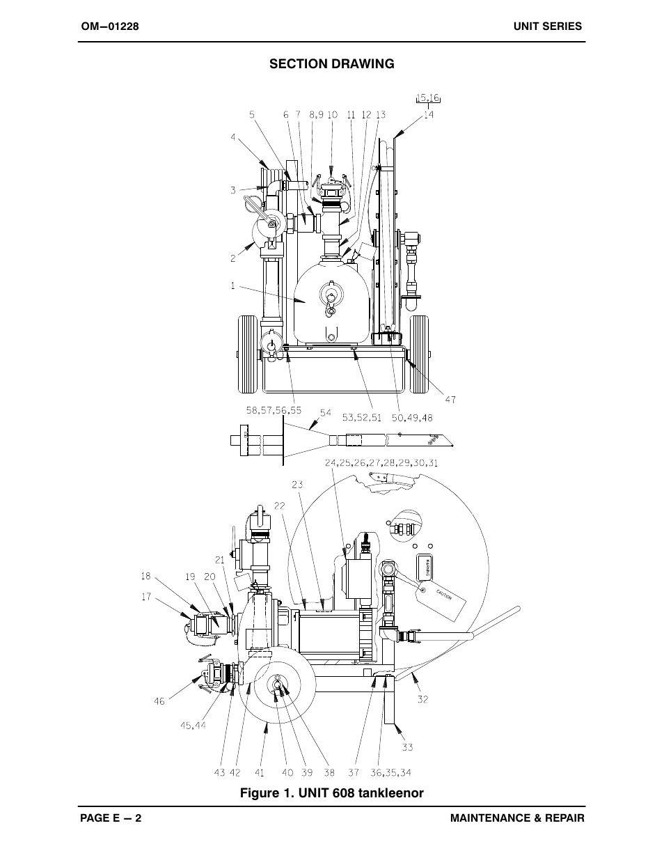 Figure 1. unit 608 tankleenor | Gorman-Rupp Pumps UNIT 608 1395614 and up User Manual | Page 22 / 40