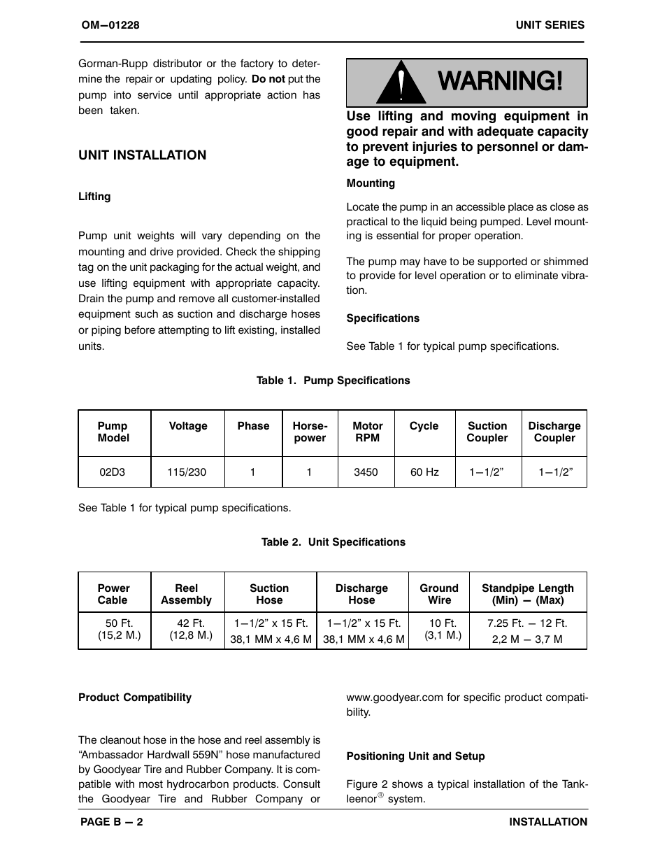 Gorman-Rupp Pumps UNIT 608 1395614 and up User Manual | Page 9 / 40