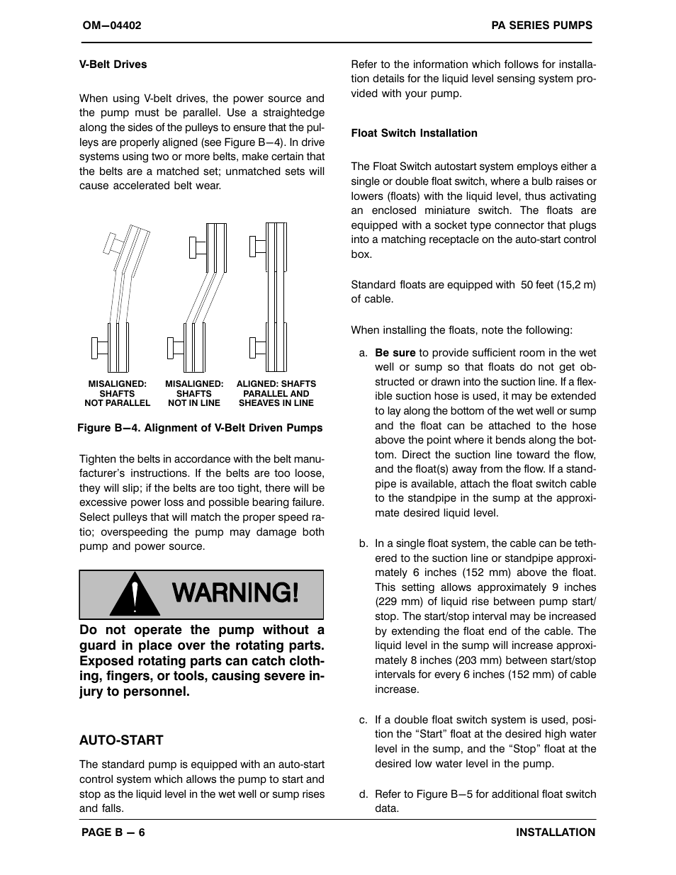 Gorman-Rupp Pumps PA6A60-4045D 1110032 thru 1115250 User Manual | Page 12 / 27