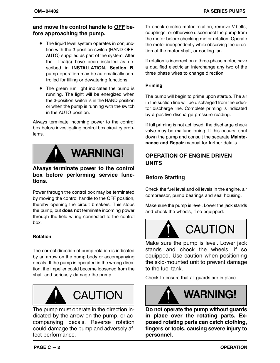 Gorman-Rupp Pumps PA6A60-4045D 1110032 thru 1115250 User Manual | Page 17 / 27