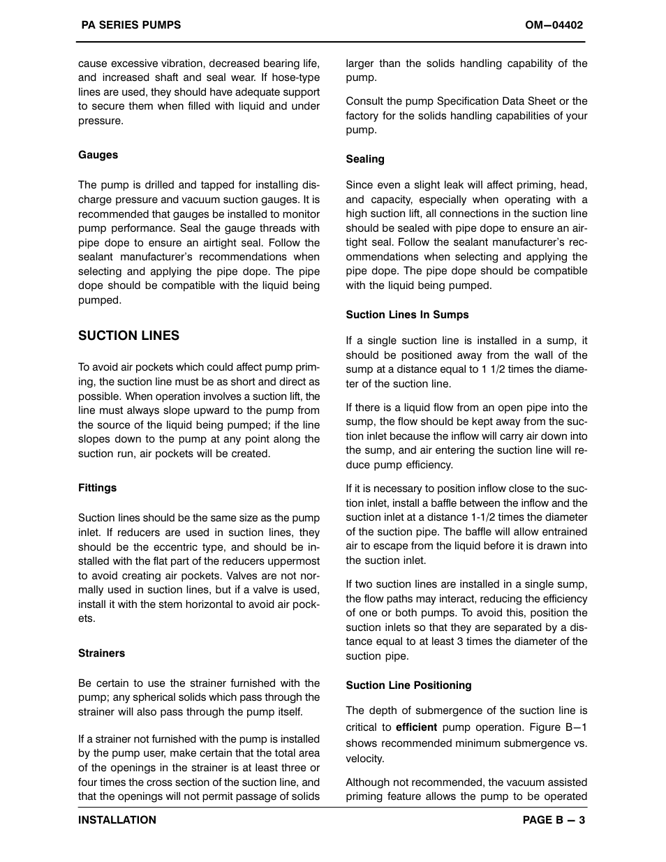 Gorman-Rupp Pumps PA6A60-4045D 1110032 thru 1115250 User Manual | Page 9 / 27