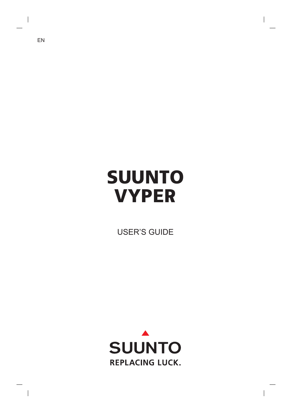 SUUNTO Vyper User Manual | 86 pages