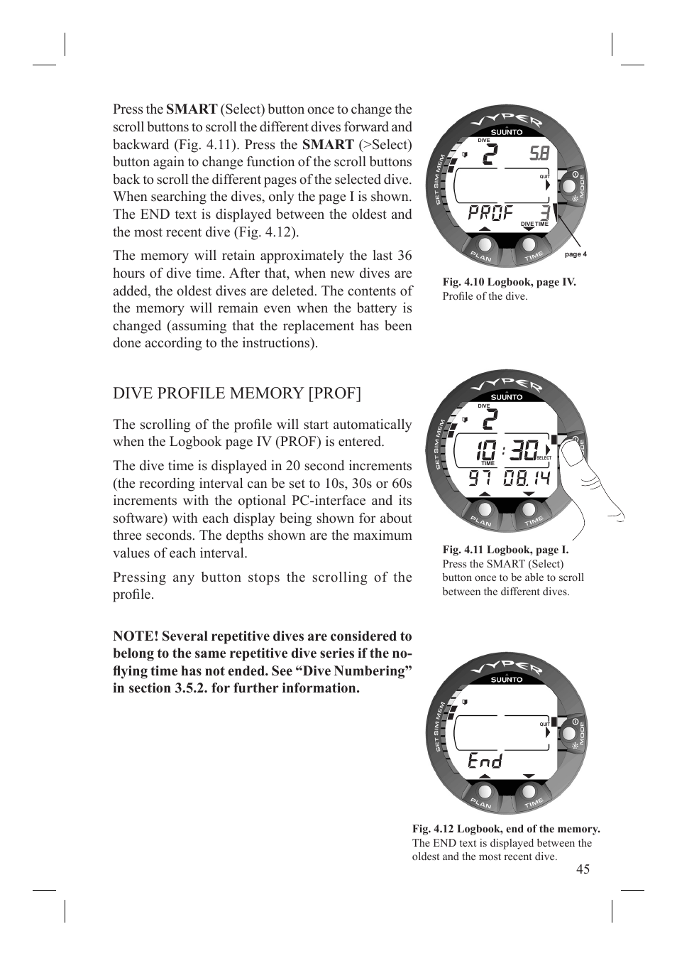 SUUNTO Vyper User Manual | Page 47 / 86
