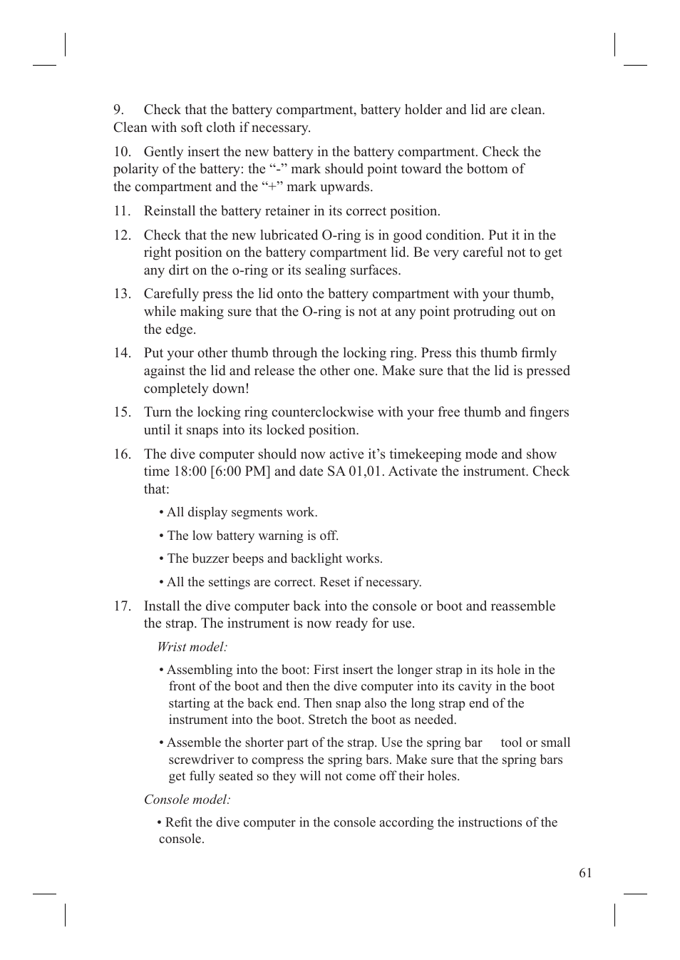 SUUNTO Vyper User Manual | Page 63 / 86