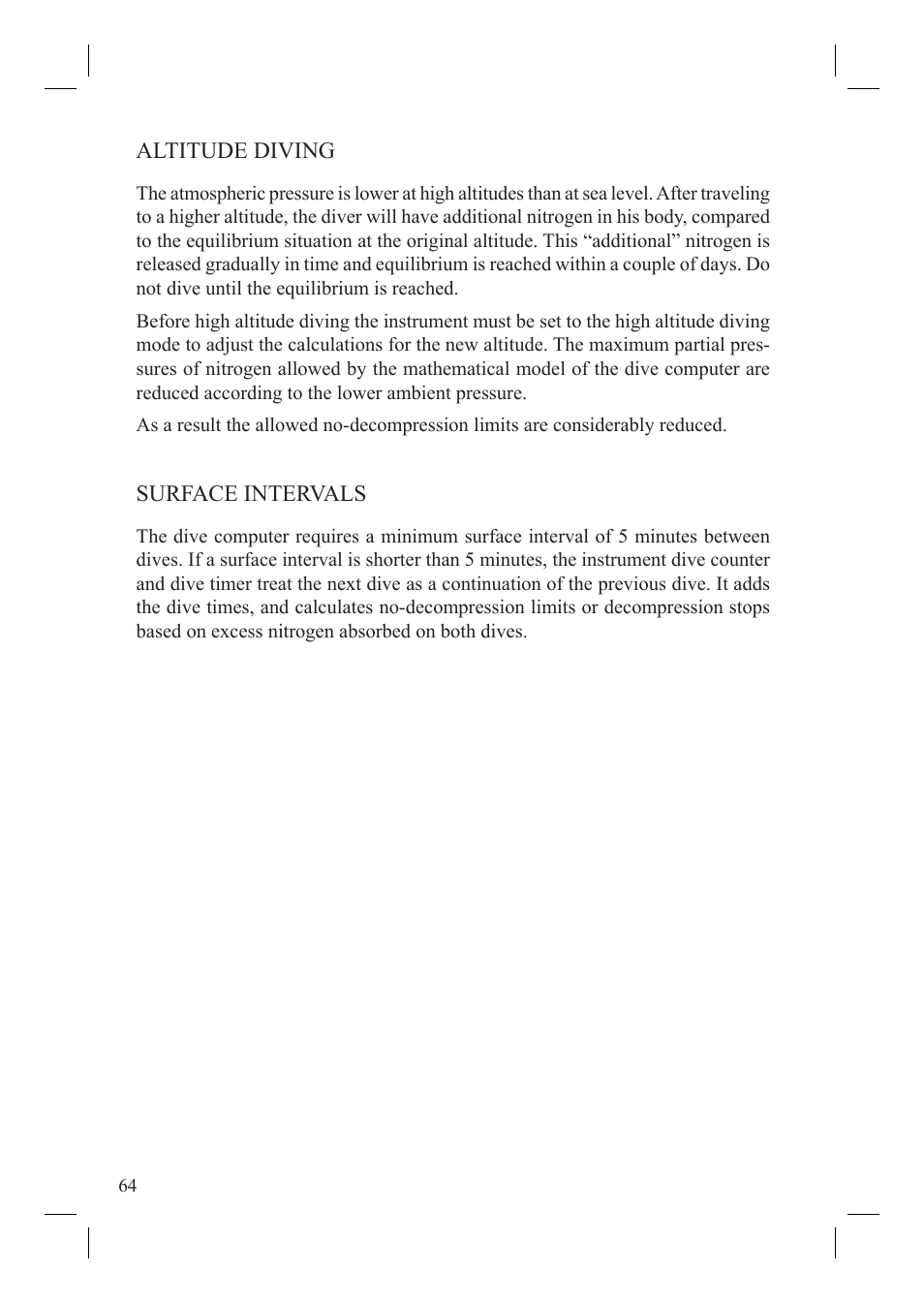 SUUNTO Vyper User Manual | Page 66 / 86