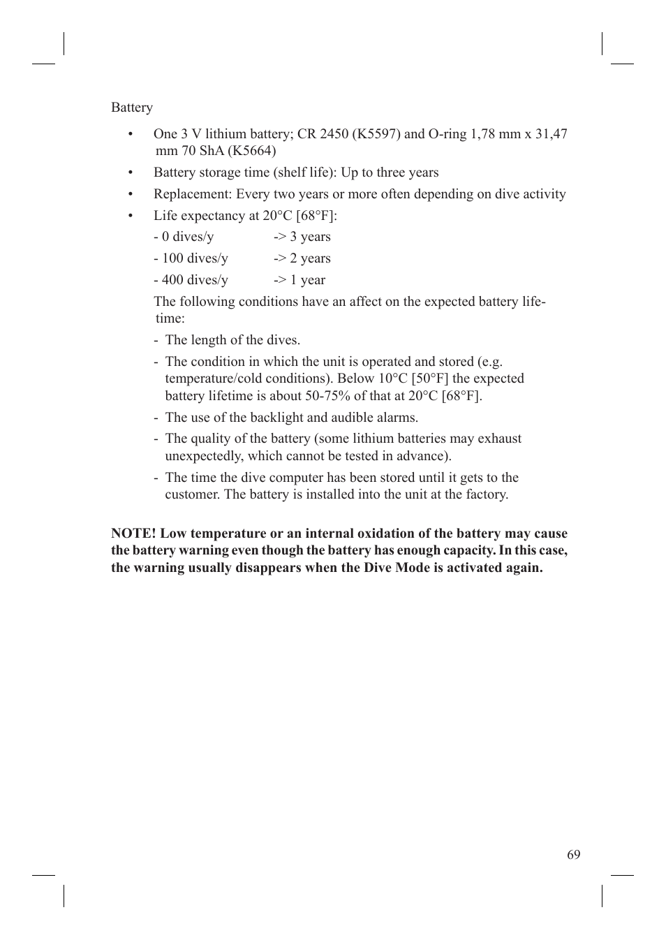 SUUNTO Vyper User Manual | Page 71 / 86