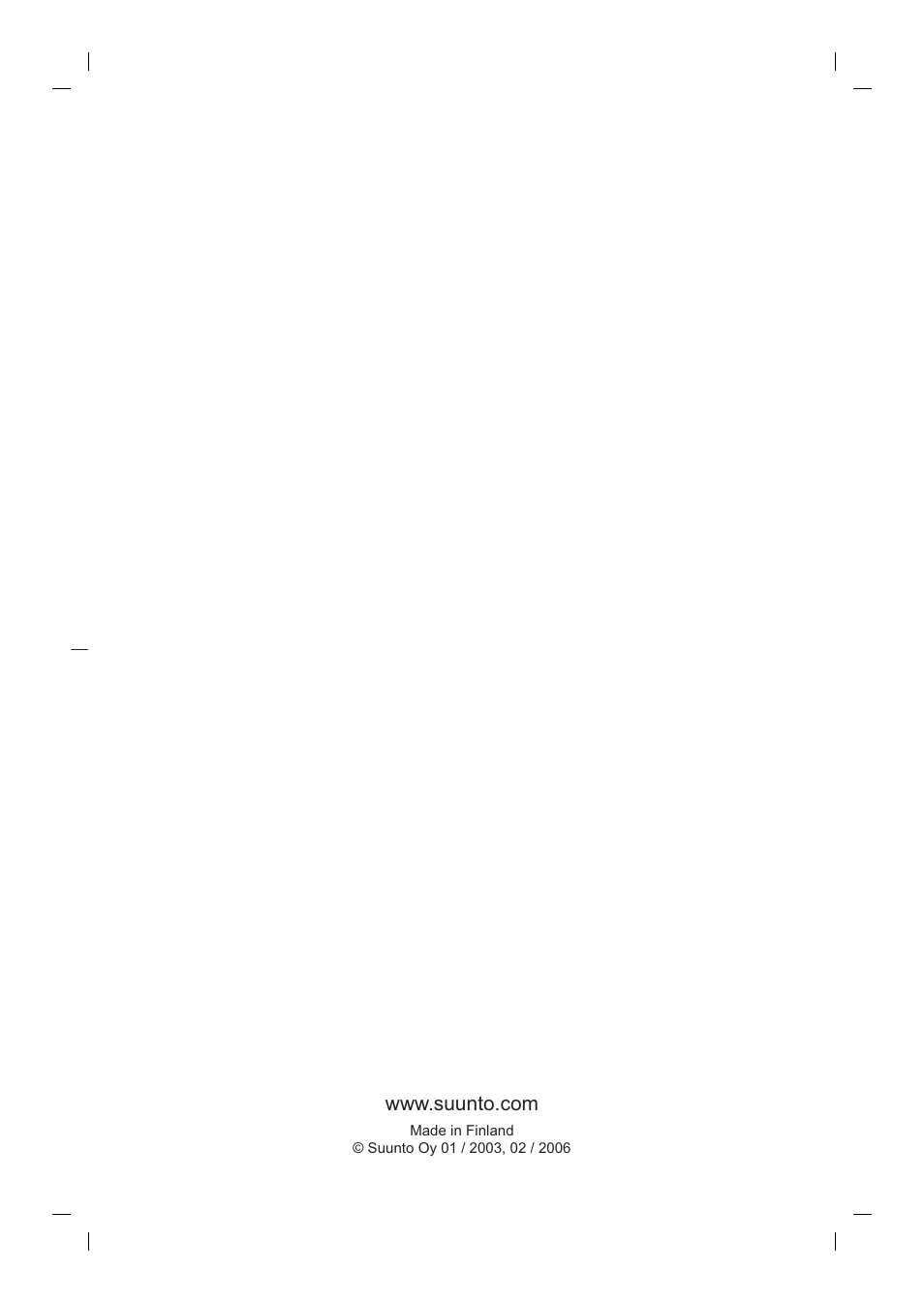 SUUNTO Vyper User Manual | Page 86 / 86