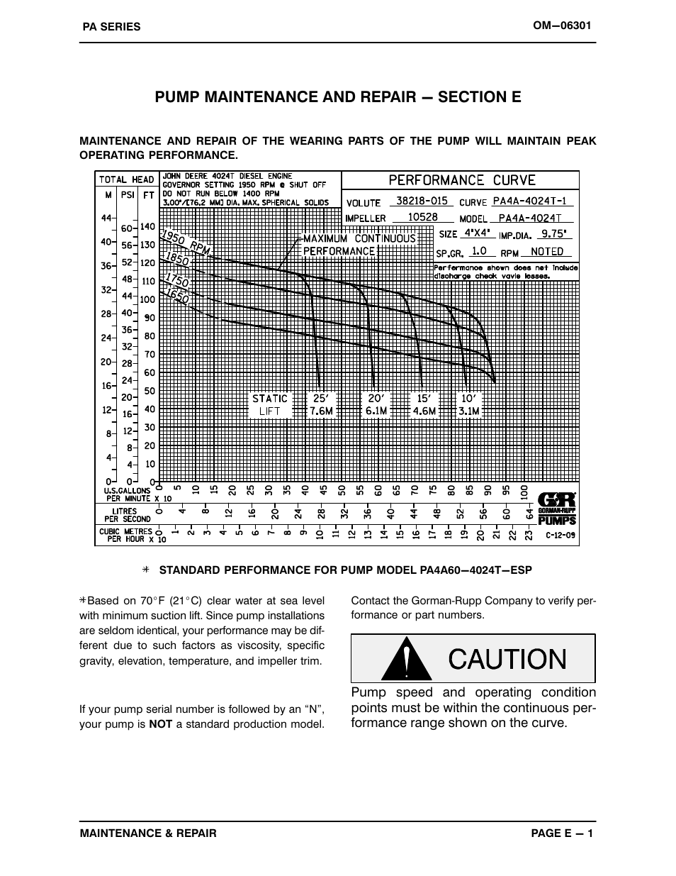 Gorman-Rupp Pumps PA4A60-4024T-ESP 1446296 and up User Manual | Page 23 / 55