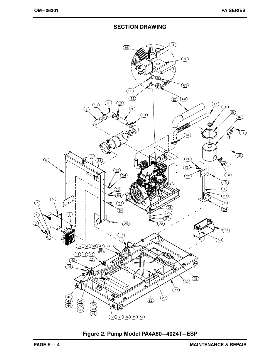 Gorman-Rupp Pumps PA4A60-4024T-ESP 1446296 and up User Manual | Page 26 / 55