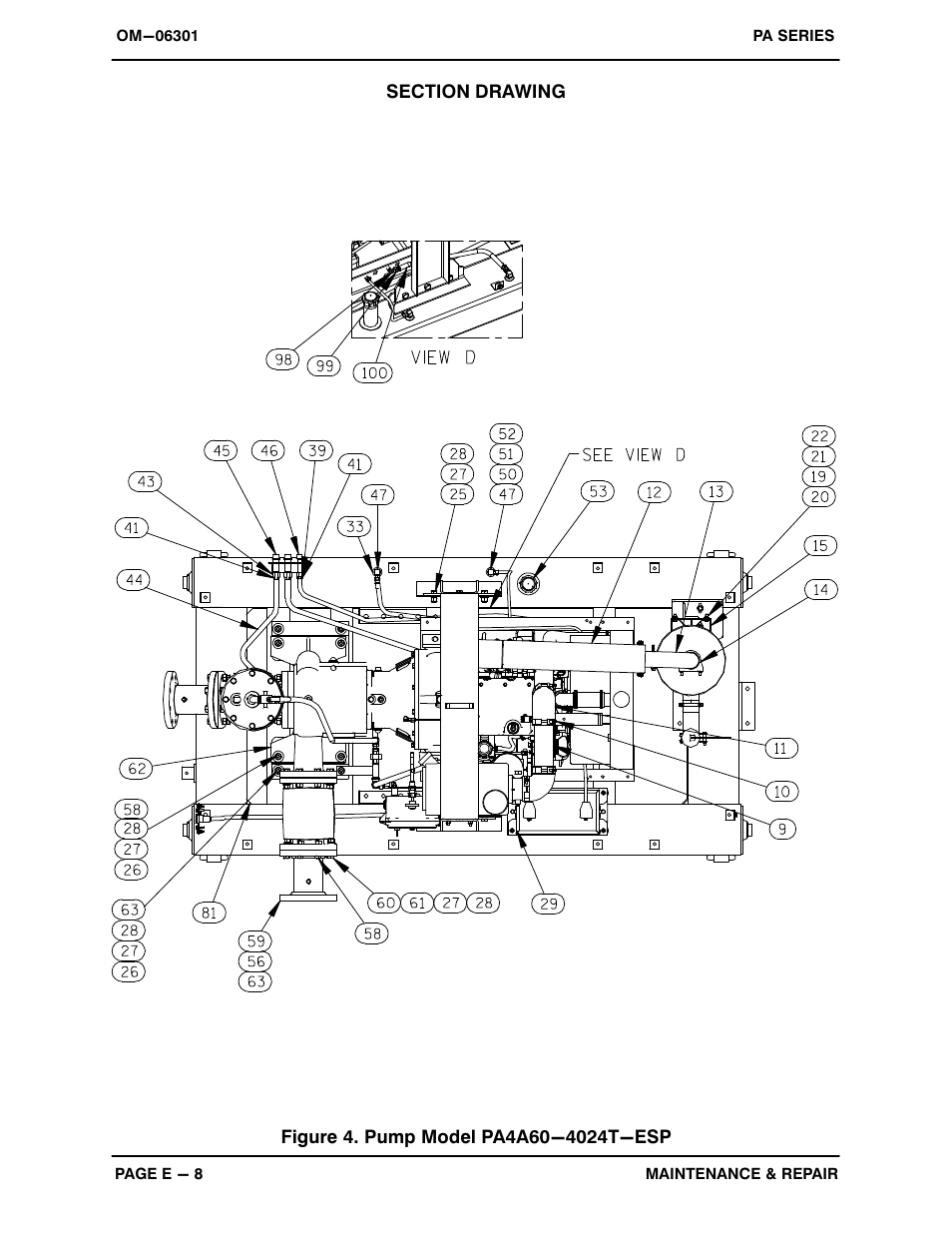 Gorman-Rupp Pumps PA4A60-4024T-ESP 1446296 and up User Manual | Page 30 / 55