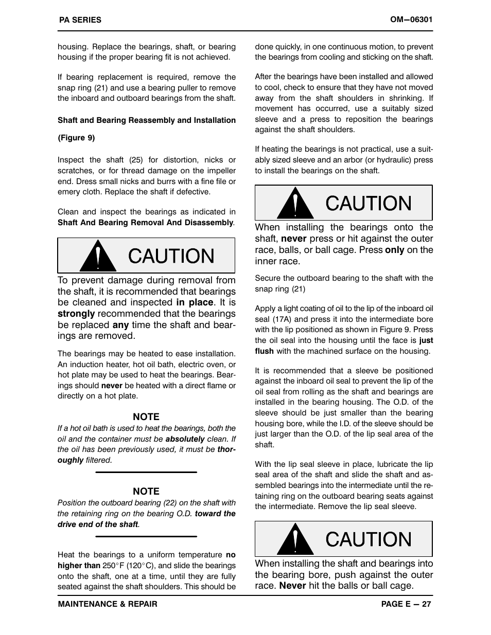 Gorman-Rupp Pumps PA4A60-4024T-ESP 1446296 and up User Manual | Page 49 / 55
