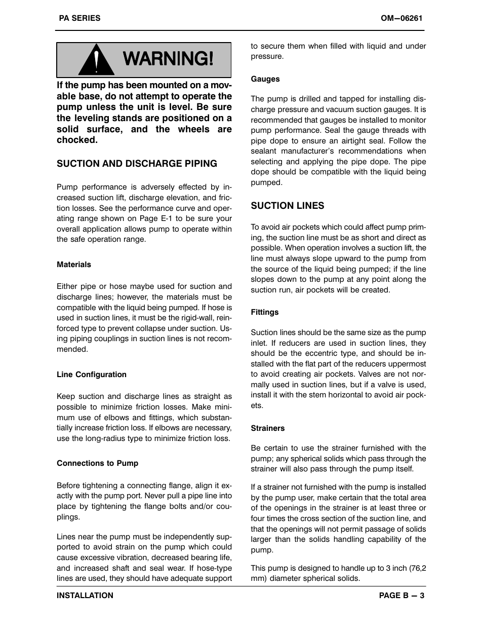 Gorman-Rupp Pumps PA12A60-B-6068H-ESP 1501367 and up User Manual | Page 10 / 53