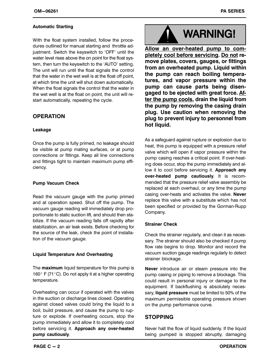 Gorman-Rupp Pumps PA12A60-B-6068H-ESP 1501367 and up User Manual | Page 15 / 53