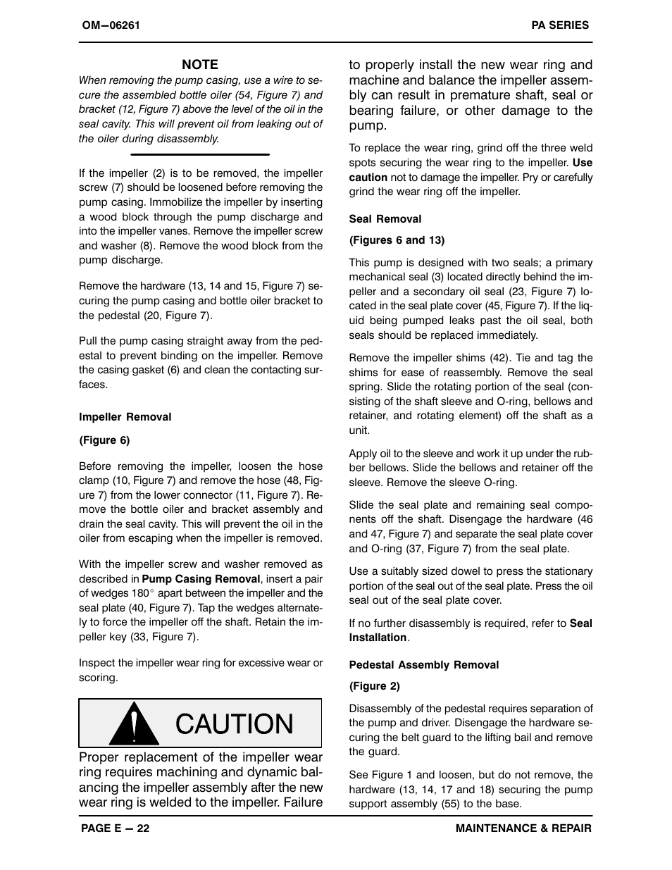 Gorman-Rupp Pumps PA12A60-B-6068H-ESP 1501367 and up User Manual | Page 42 / 53