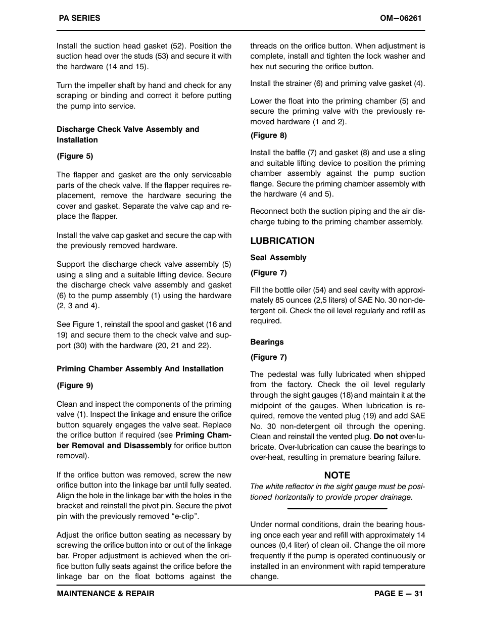 Gorman-Rupp Pumps PA12A60-B-6068H-ESP 1501367 and up User Manual | Page 51 / 53