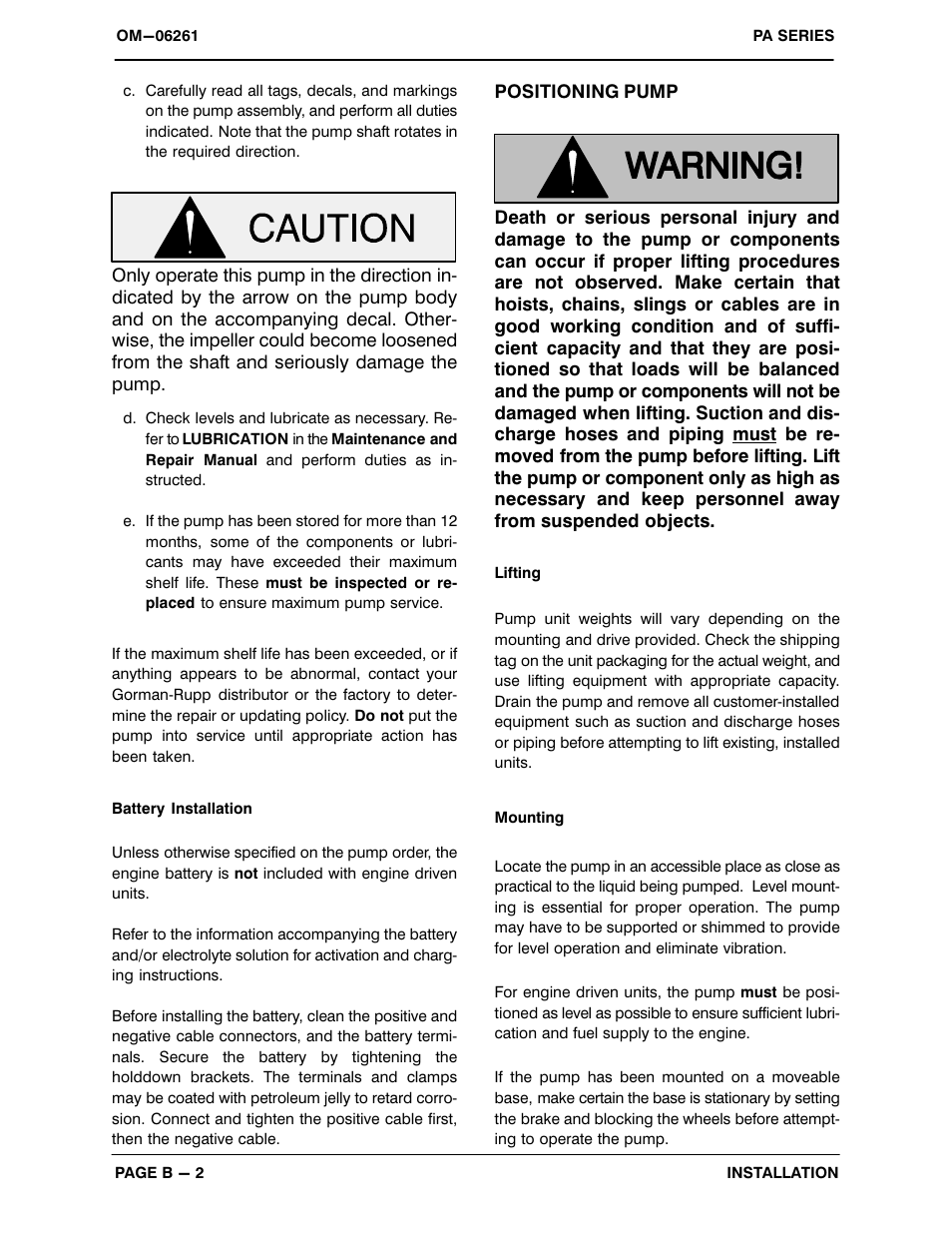 Gorman-Rupp Pumps PA12A60-B-6068H-ESP 1501367 and up User Manual | Page 9 / 53