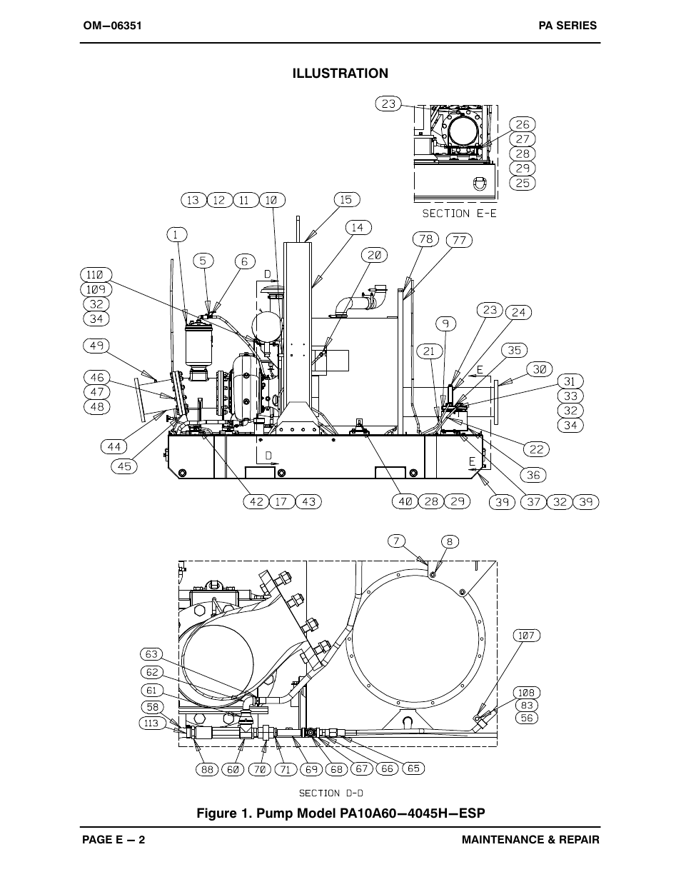 Gorman-Rupp Pumps PA10A60-4045H-ESP 1485220 and up User Manual | Page 22 / 47