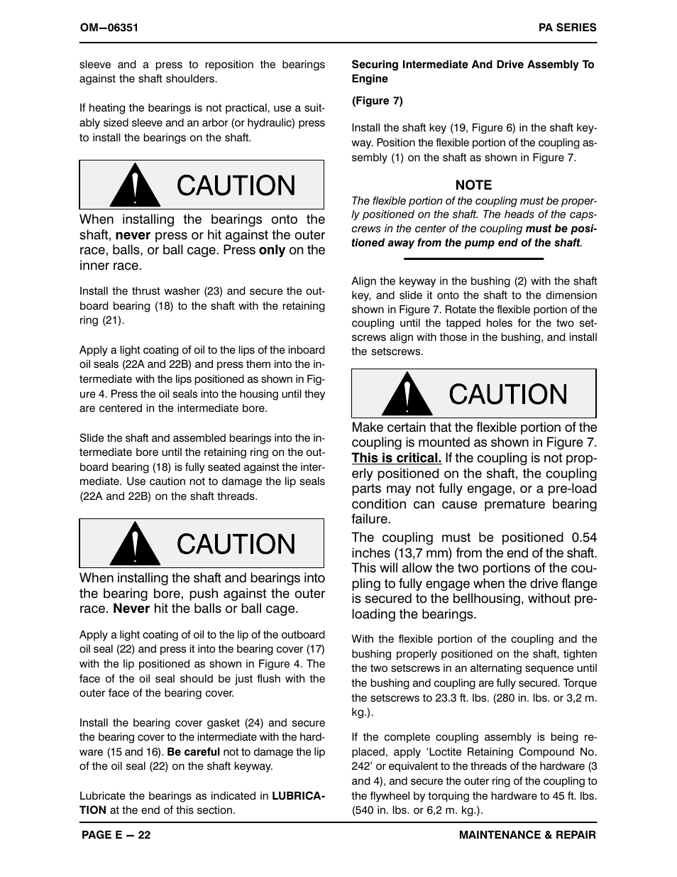 Gorman-Rupp Pumps PA10A60-4045H-ESP 1485220 and up User Manual | Page 42 / 47