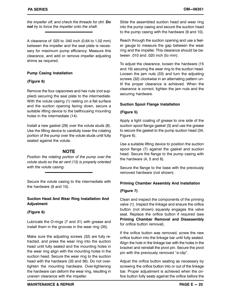 Gorman-Rupp Pumps PA10A60-4045H-ESP 1485220 and up User Manual | Page 45 / 47