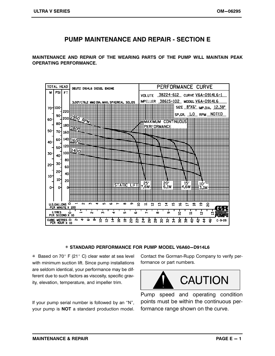 Gorman-Rupp Pumps V6A60-D914L6 1454318 and up User Manual | Page 28 / 52