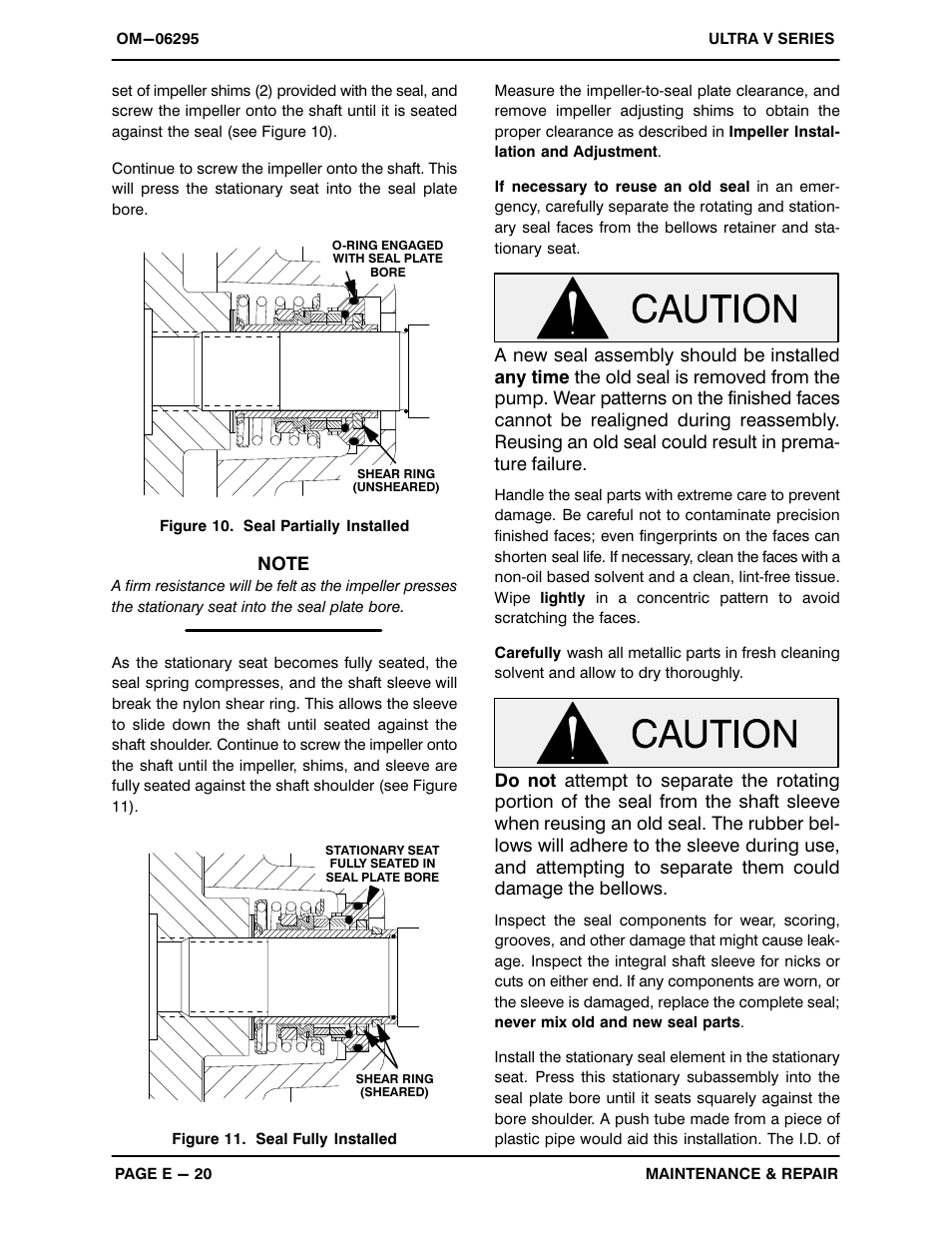 Gorman-Rupp Pumps V6A60-D914L6 1454318 and up User Manual | Page 47 / 52