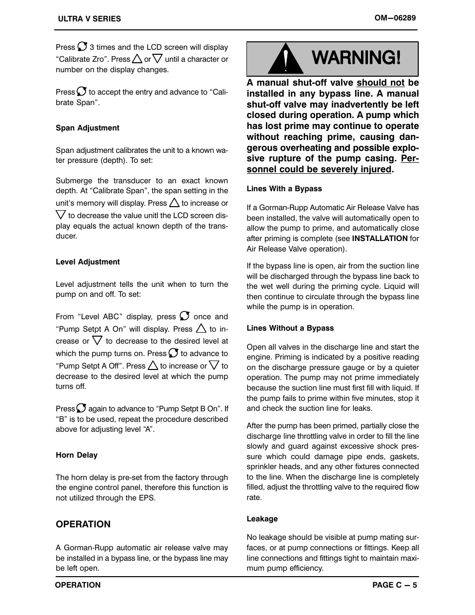 Gorman-Rupp Pumps V4A60-D914L3 1459605 and up User Manual | Page 21 / 52