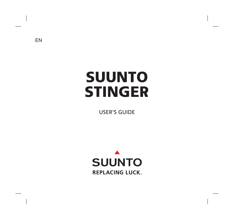 SUUNTO Stinger User Manual | 120 pages