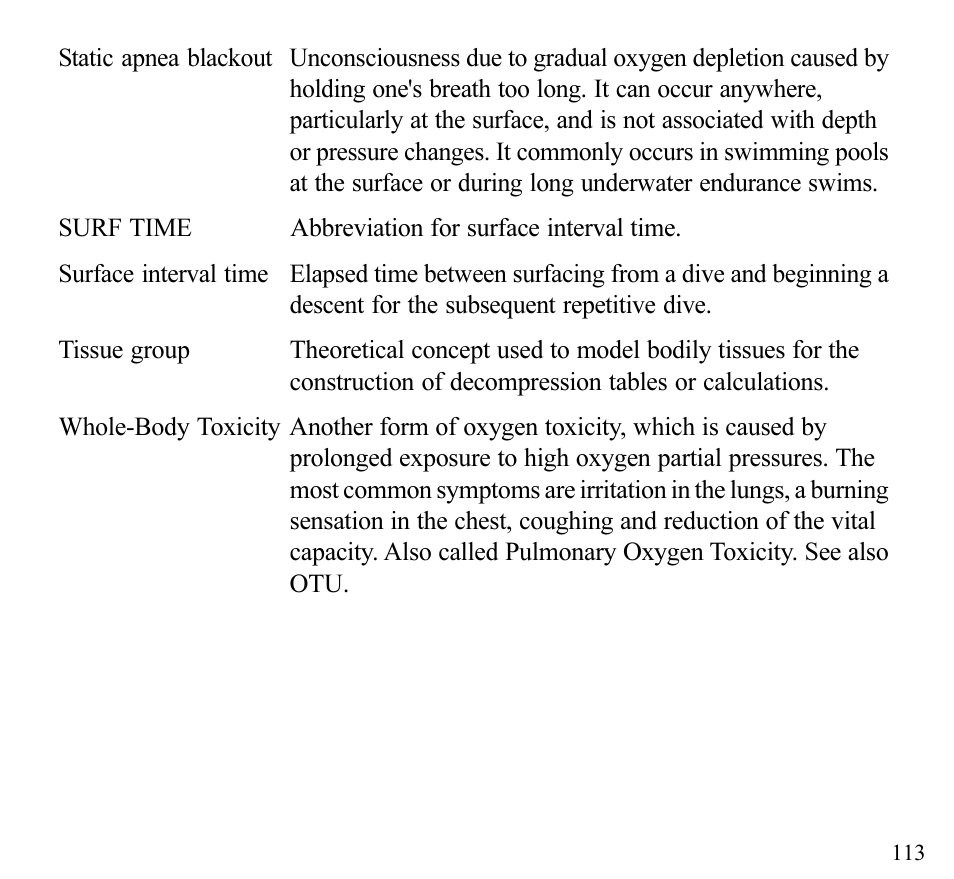 SUUNTO Stinger User Manual | Page 115 / 120