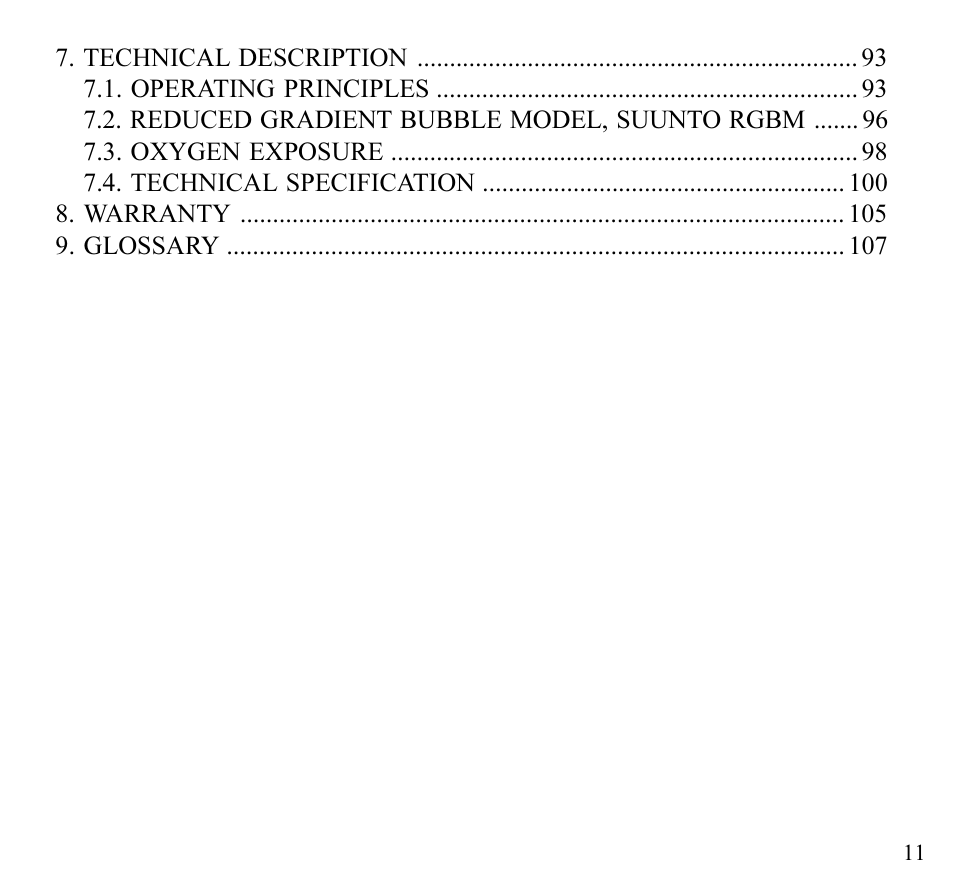 SUUNTO Stinger User Manual | Page 13 / 120