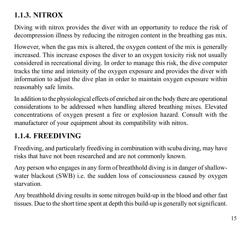 SUUNTO Stinger User Manual | Page 17 / 120