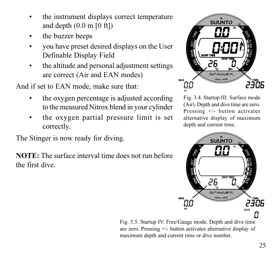 SUUNTO Stinger User Manual | Page 27 / 120
