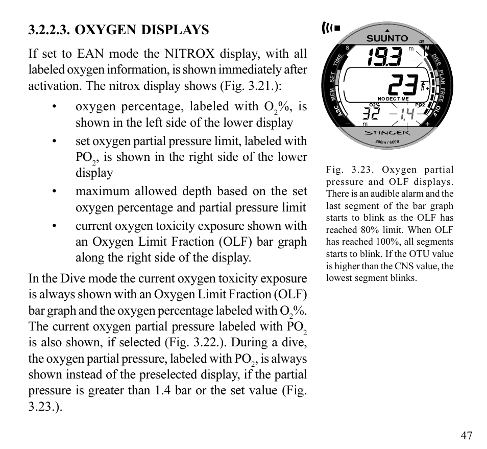 SUUNTO Stinger User Manual | Page 49 / 120