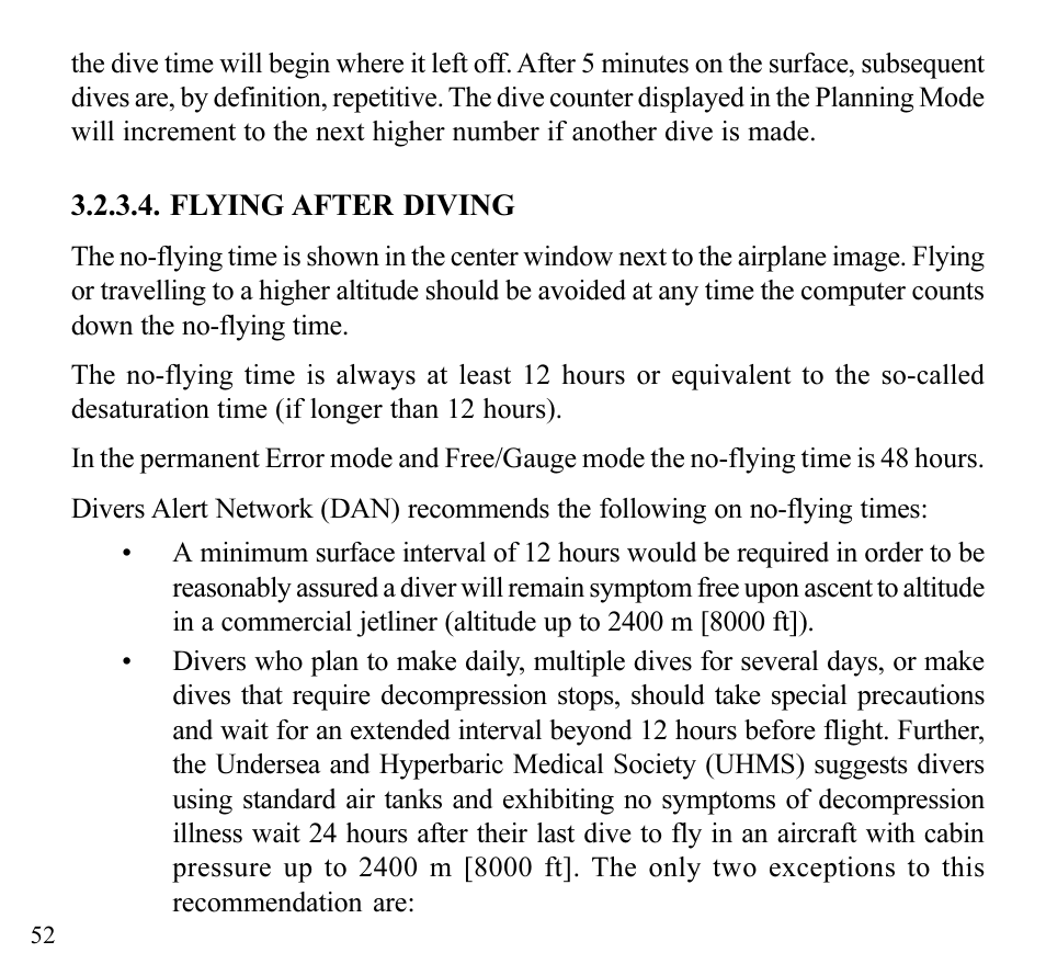 SUUNTO Stinger User Manual | Page 54 / 120