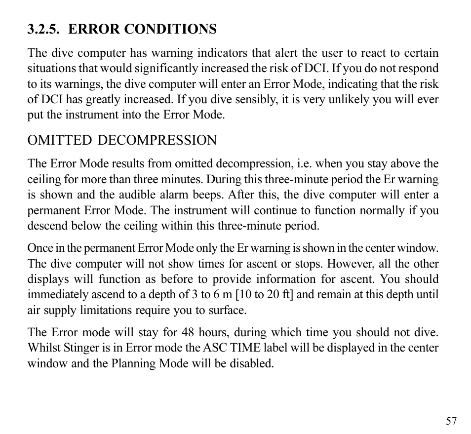 SUUNTO Stinger User Manual | Page 59 / 120