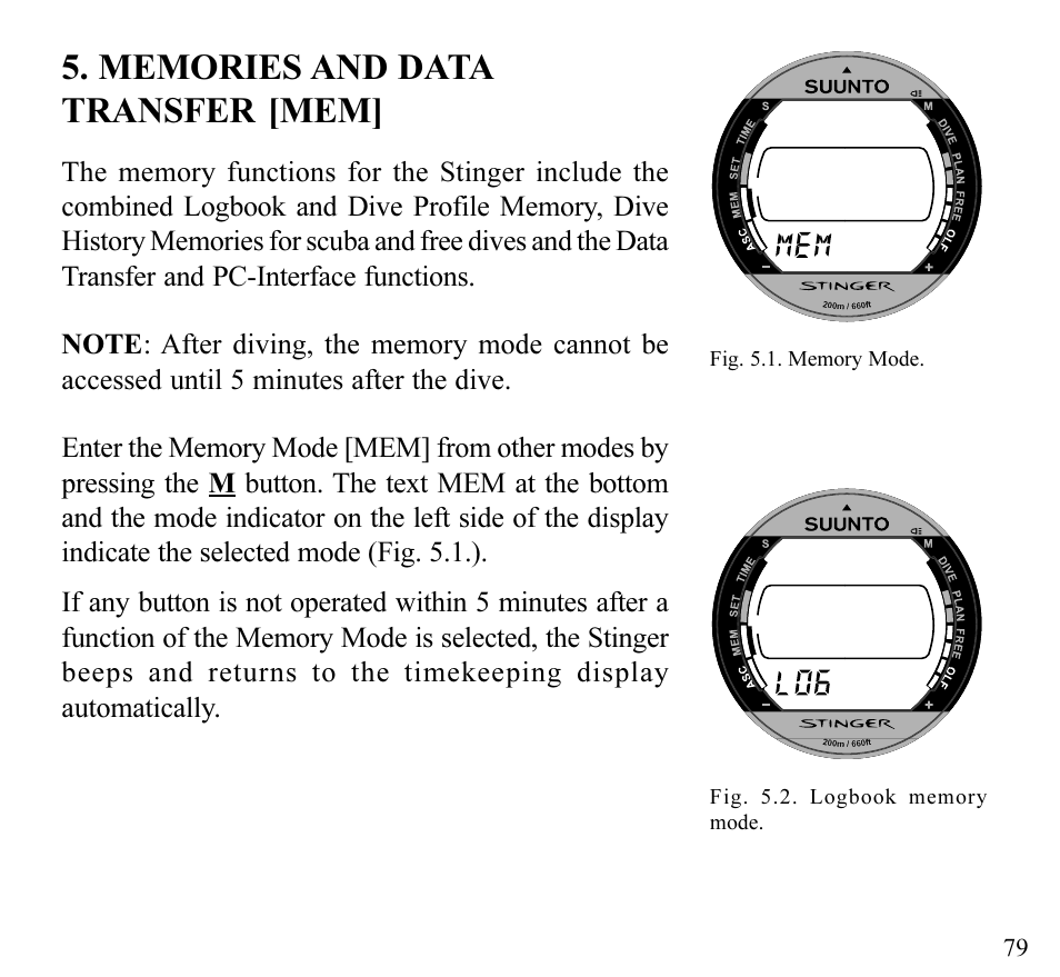 SUUNTO Stinger User Manual | Page 81 / 120