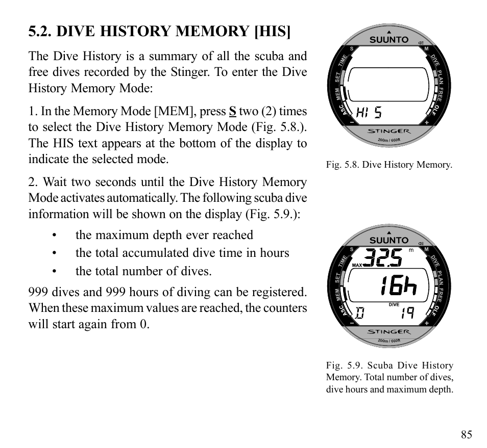 SUUNTO Stinger User Manual | Page 87 / 120