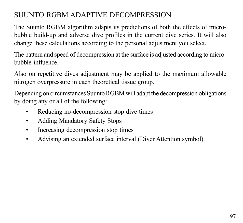 SUUNTO Stinger User Manual | Page 99 / 120
