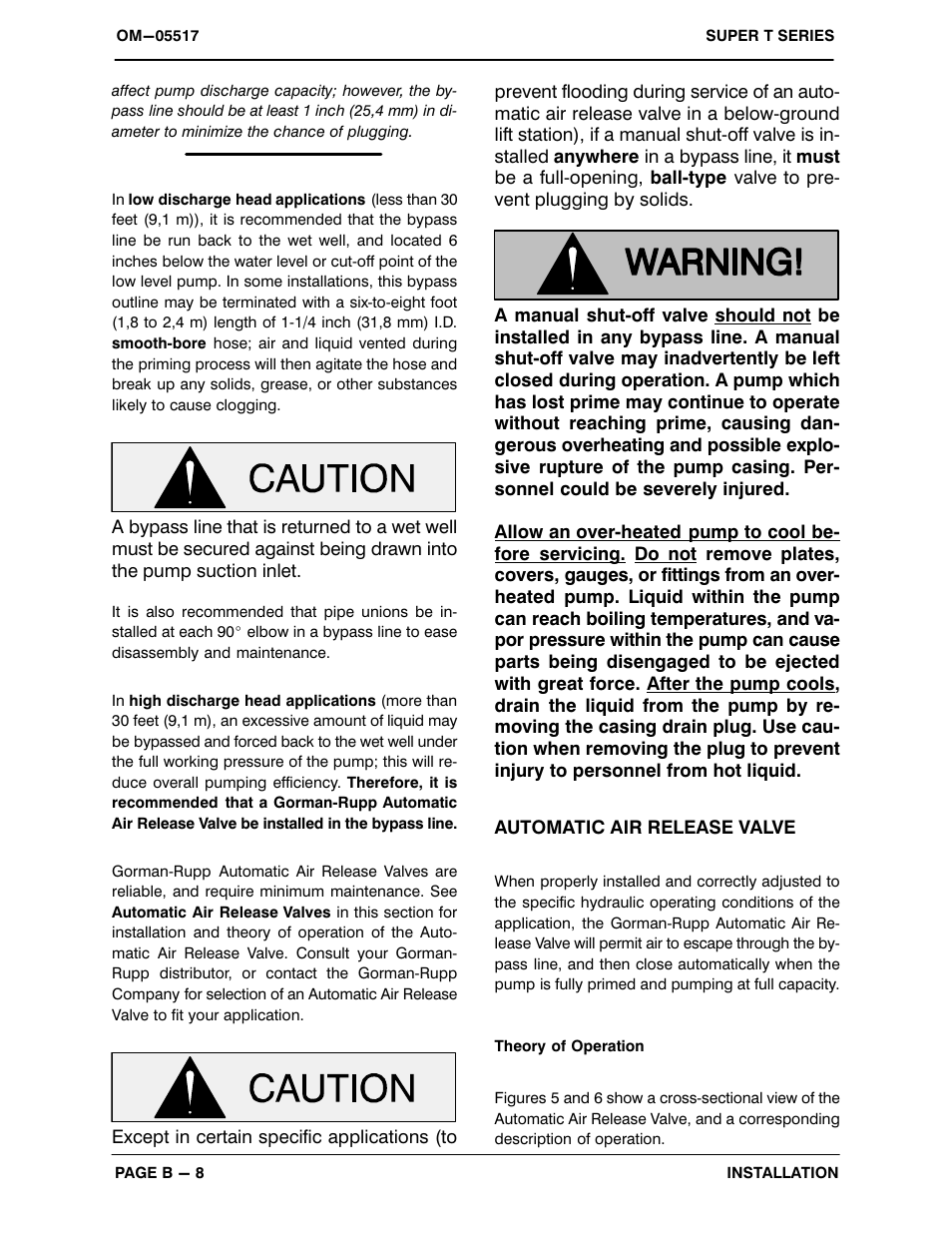 Gorman-Rupp Pumps T8A60S-F6L 1278434 thru 1318430 User Manual | Page 15 / 52