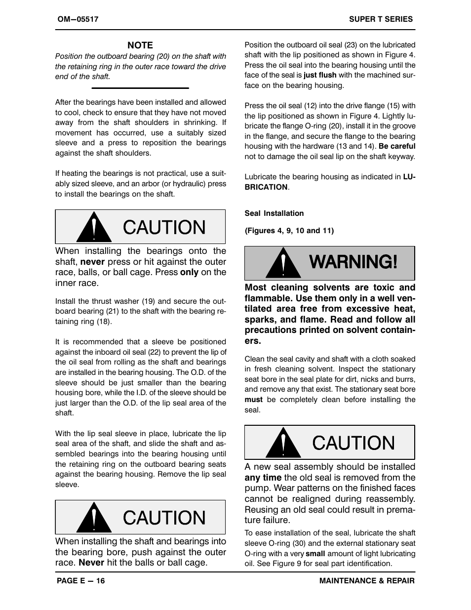 Gorman-Rupp Pumps T8A60S-F6L 1278434 thru 1318430 User Manual | Page 45 / 52