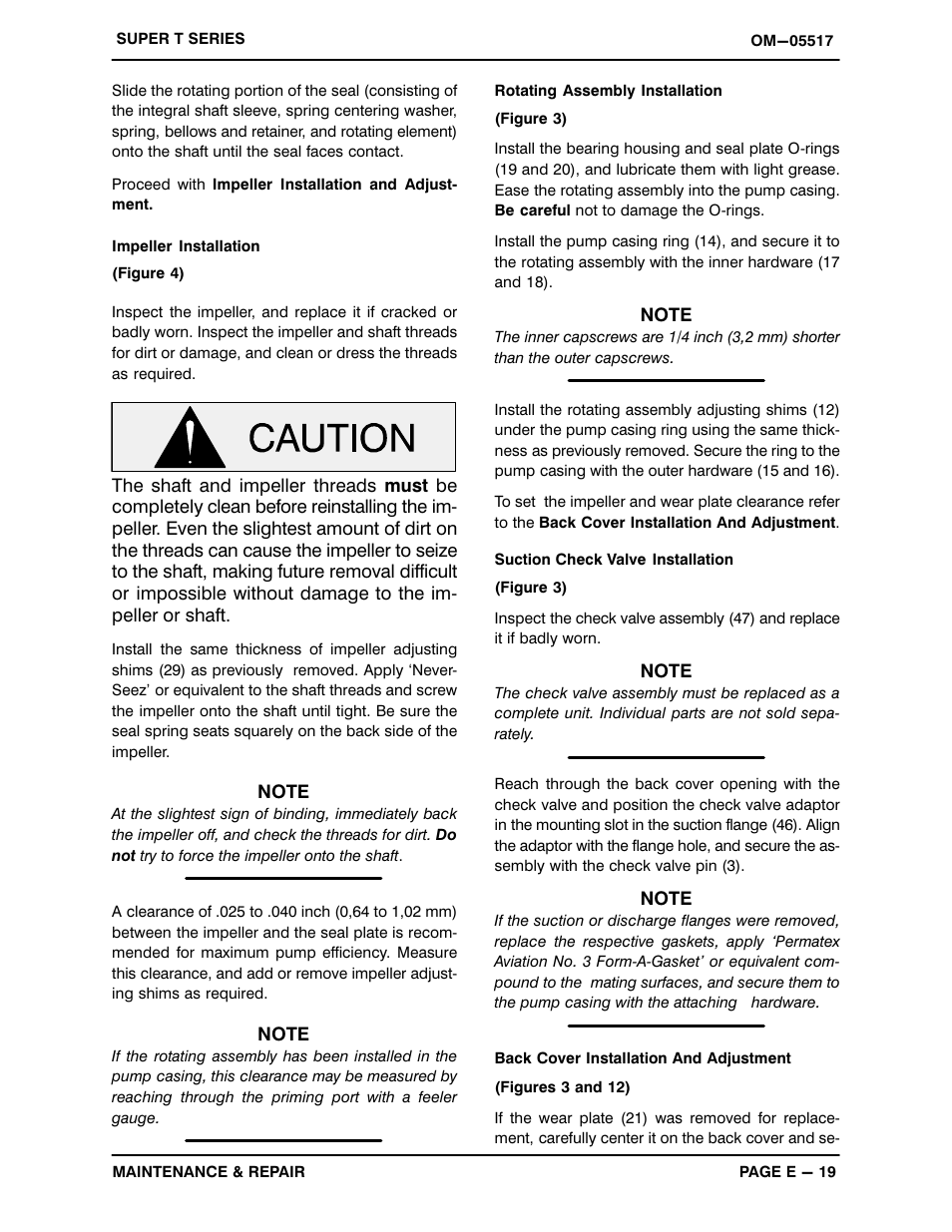 Gorman-Rupp Pumps T8A60S-F6L 1278434 thru 1318430 User Manual | Page 48 / 52