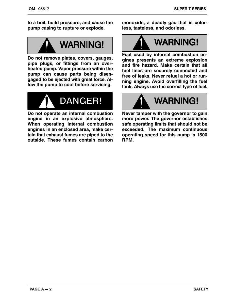 Gorman-Rupp Pumps T8A60S-F6L 1278434 thru 1318430 User Manual | Page 7 / 52