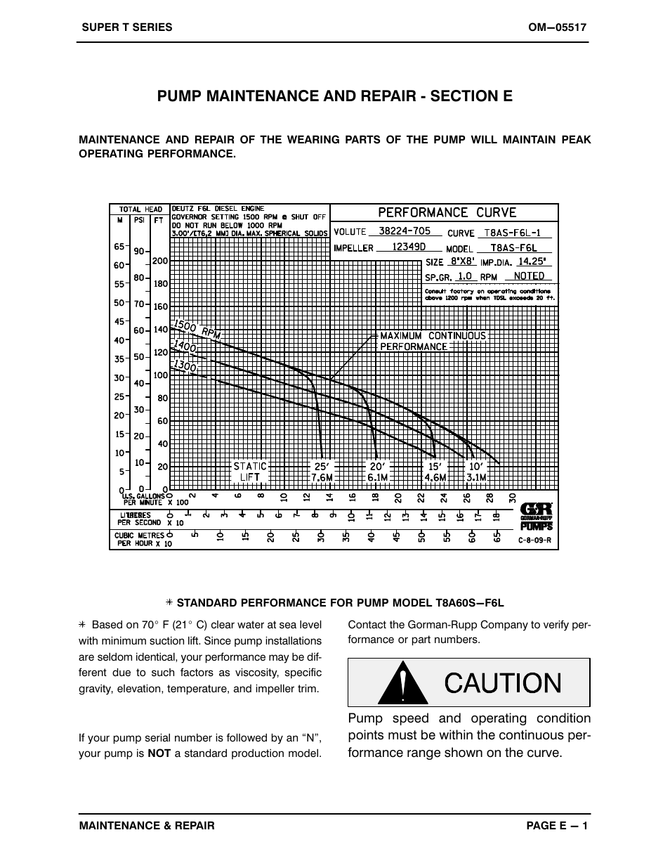 Gorman-Rupp Pumps T8A60S-F6L 1318431 and up User Manual | Page 29 / 50