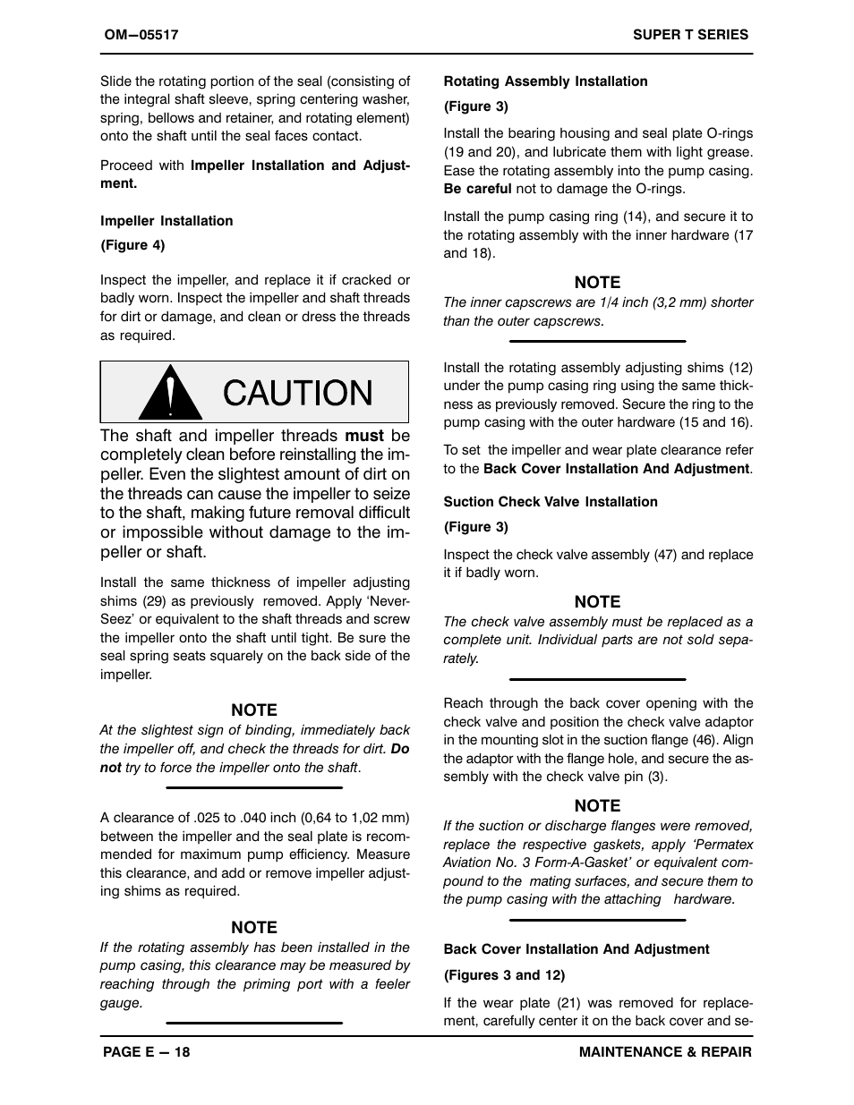 Gorman-Rupp Pumps T8A60S-F6L 1318431 and up User Manual | Page 46 / 50